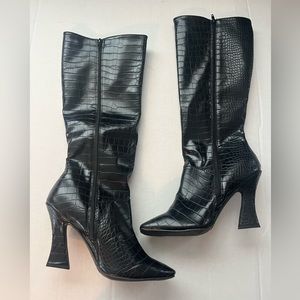 Sexy Boots - NWOT Black Sz 10 Boots Like New Worn 2X inside